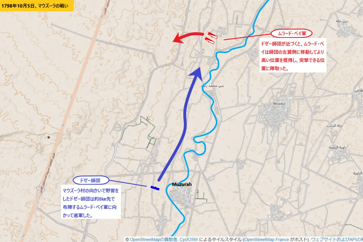 1798年10月5日、マウズーラの戦い