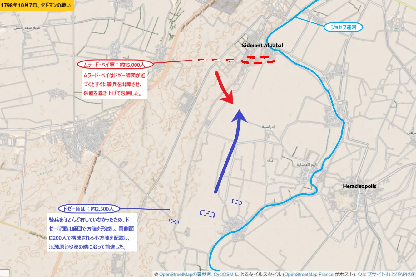 1798年10月7日、セドマンの戦い